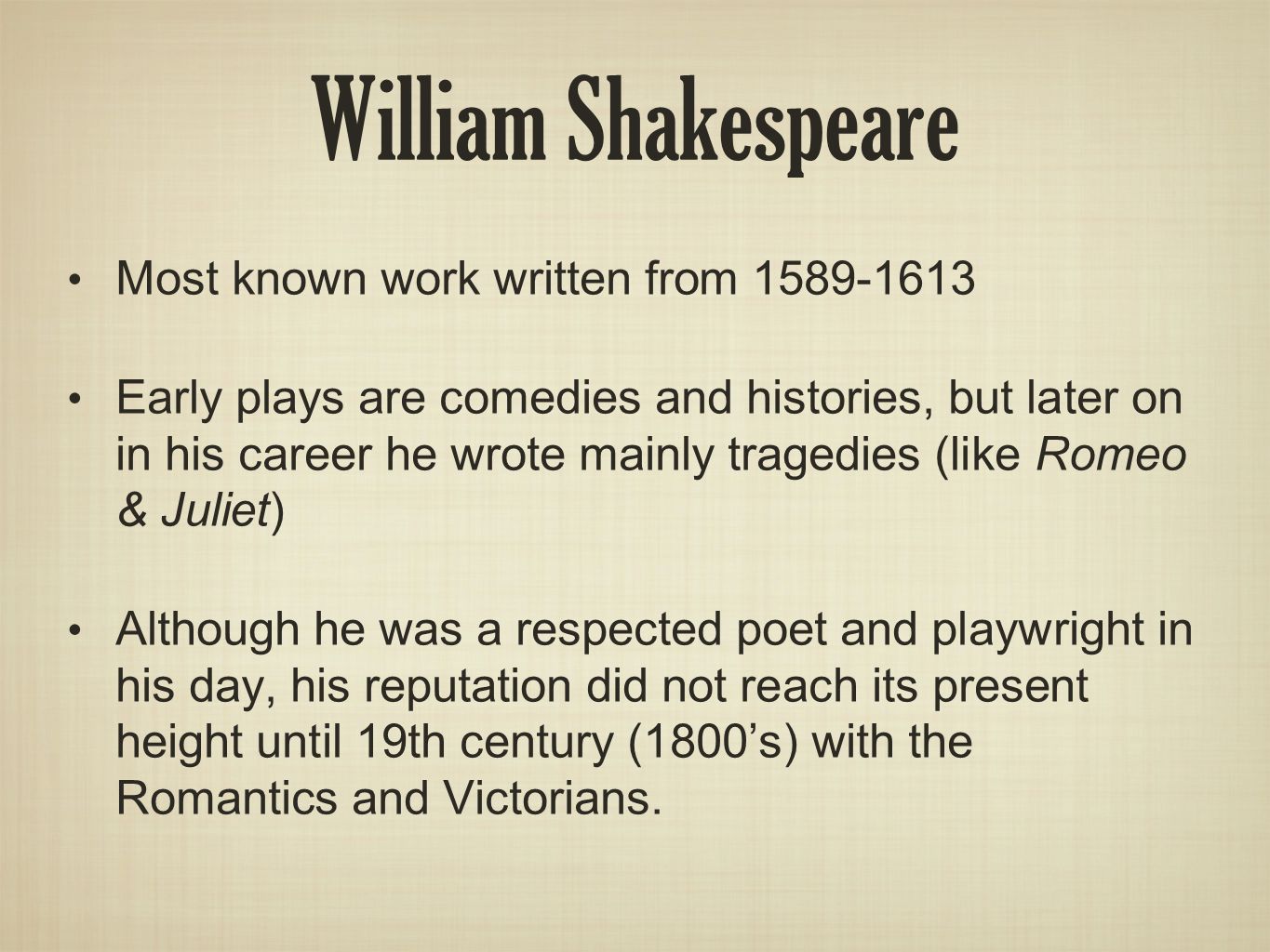 William Shakespeare: The Conspiracy Theories – Part 1